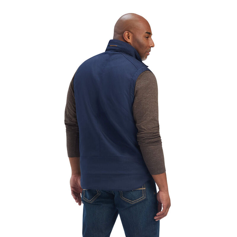 Ariat Men’s Rebar Dura Canvas Vest Navy 10041538