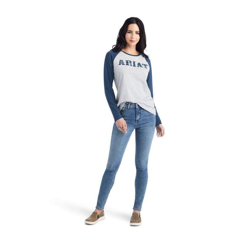 Ariat Ladies R.E.A.L. Ariat Baseball Shirt – 10042296