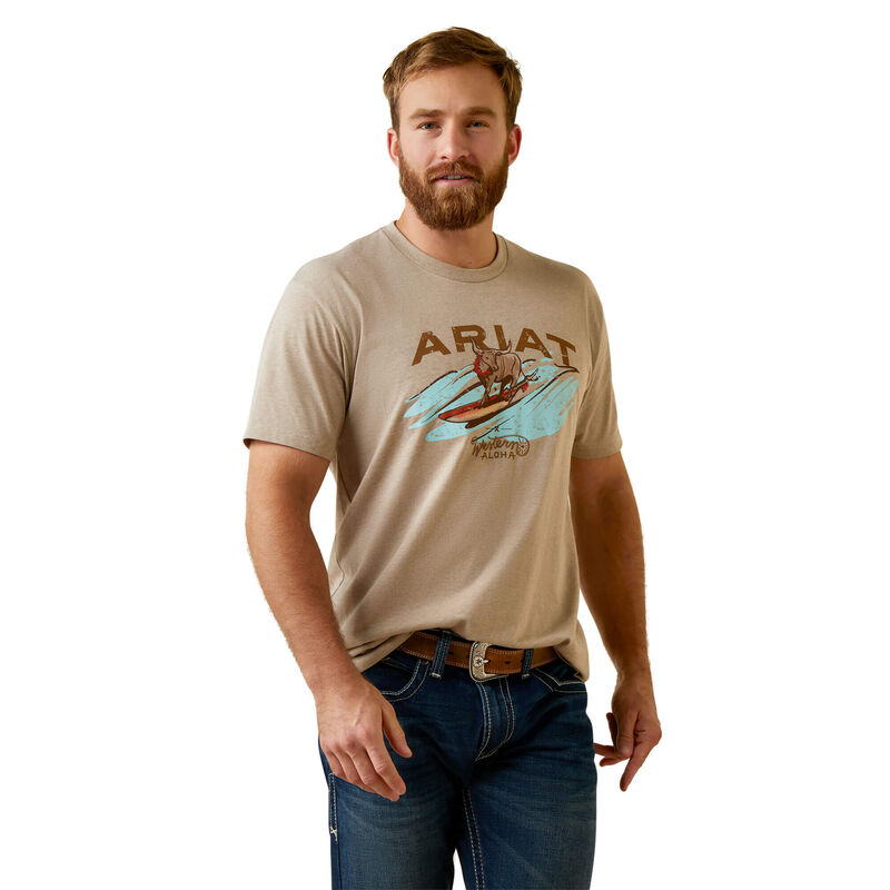 Ariat Men’s Surf And Turf Western Aloha T-Shirt 10044012