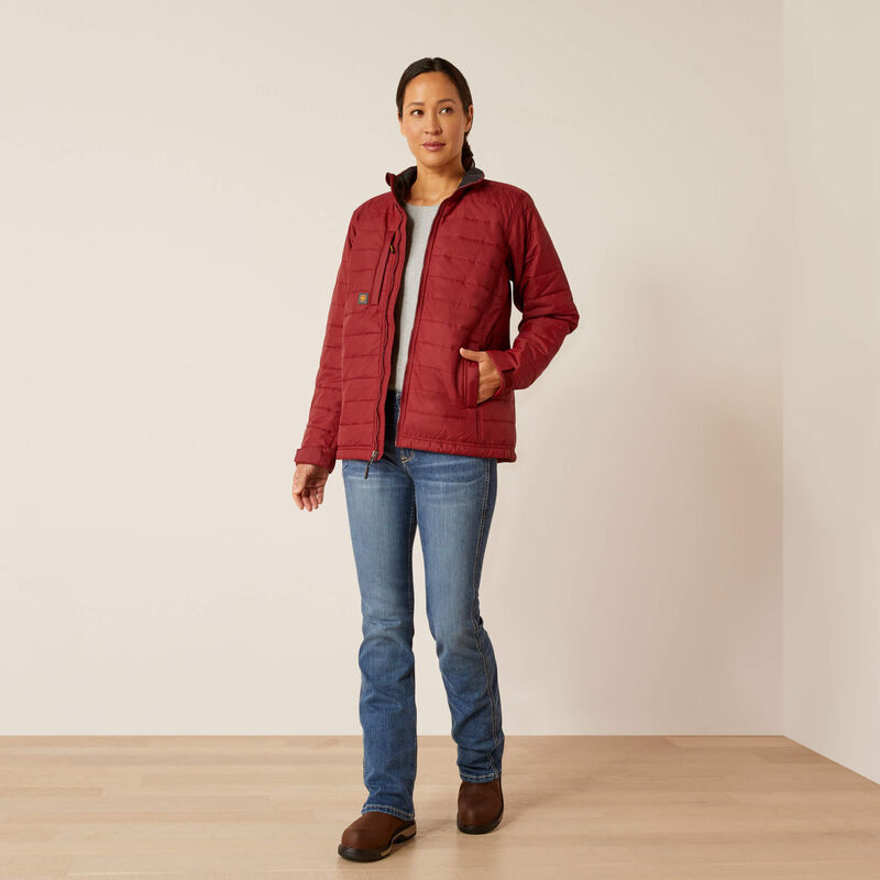 Ariat Women’s Rebar Cordura Ripstop Lightweight Insulated Jacket – Cabernet – 10052551