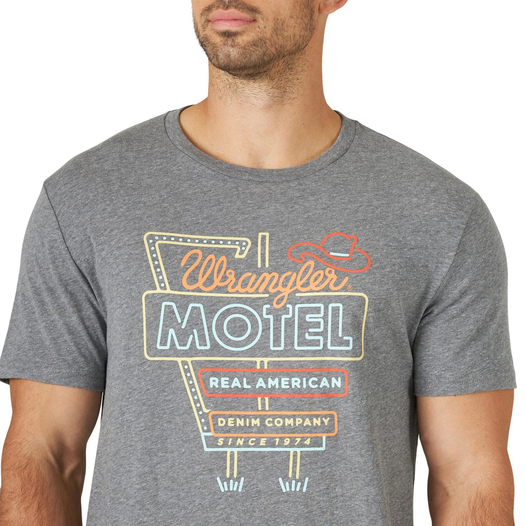 Wrangler Men’s Neon Motel Sign T-Shirt 112319276