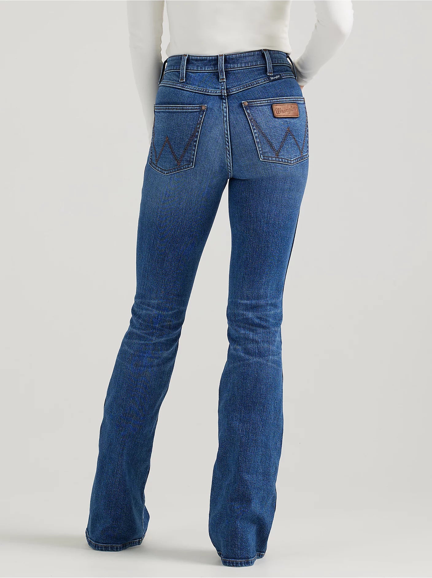 Ladies Wrangler Retro Bailey High Rise Flare Jean – Aria – 112356681