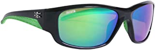 Calcutta Outdoors Jost Original Series | Fishing Sunglasses | Anti-Scratch Shiny Black/Green Mirror 2405-0276