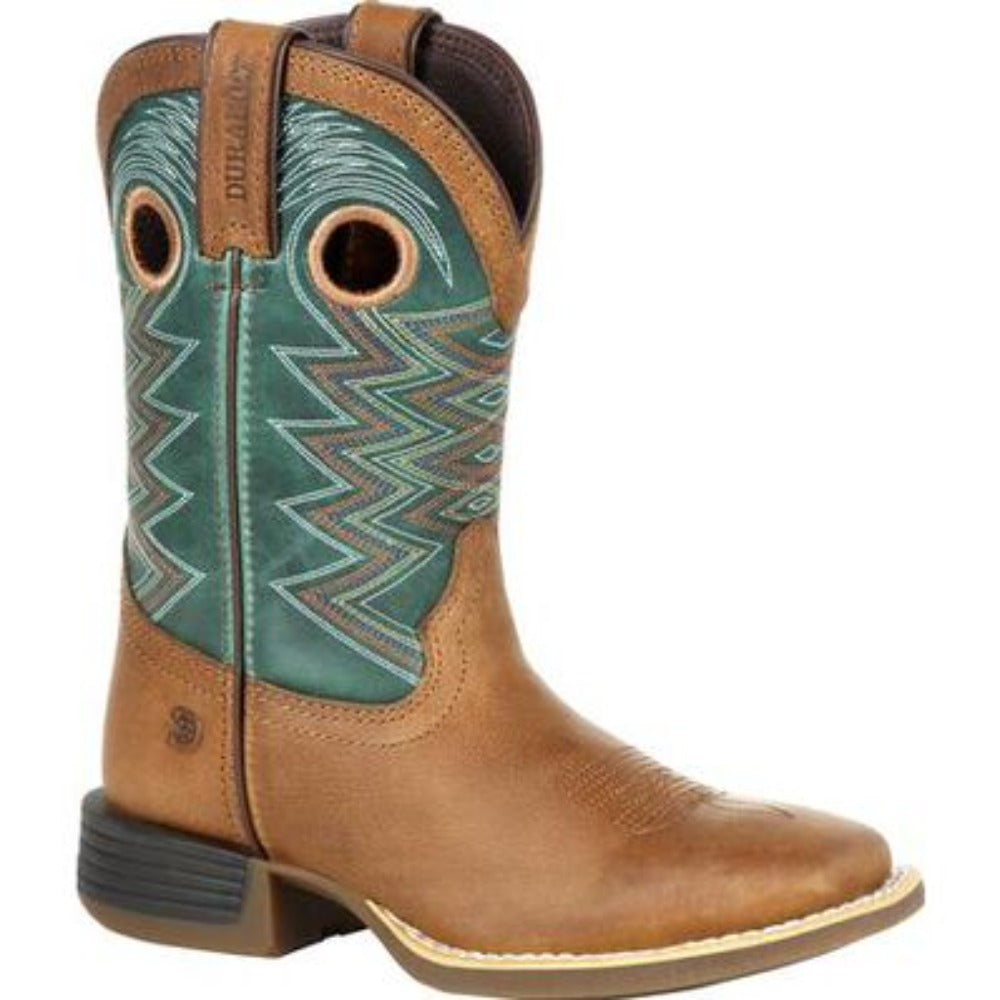 Durango Kids Lil’ Cowboy Teal Boots DBT0224C