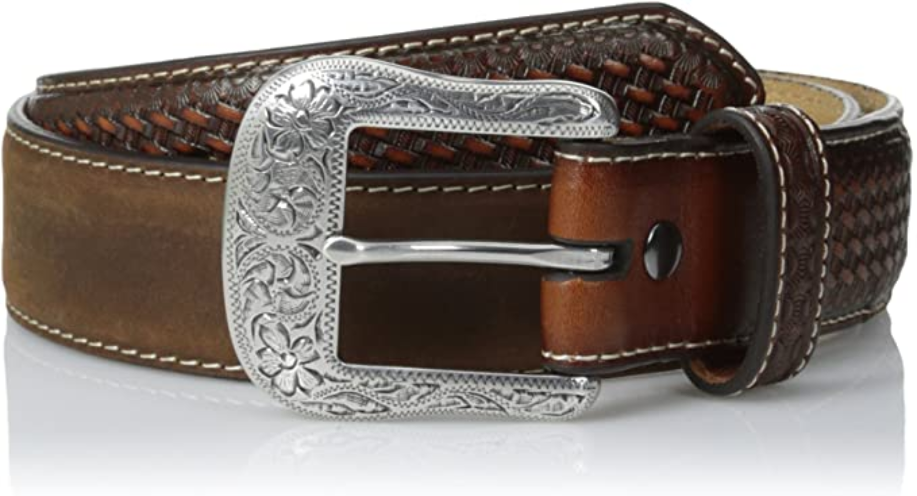 Ariat Men’s Straight Basket Belt A1019644