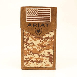 Ariat Digital Camo Patriot Rodeo Wallet A3536444