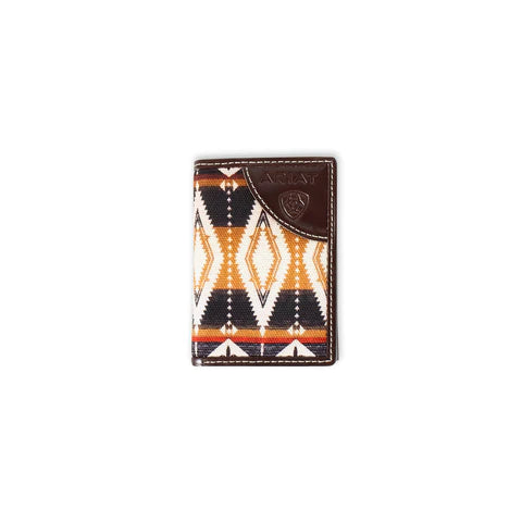 Ariat Men’s Southwestern Fabric Brown Trifold A3559502