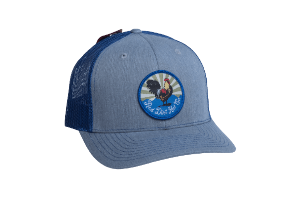 Red Dirt “Crispy Chicken” Heather Grey / Blue Hat RDHC80