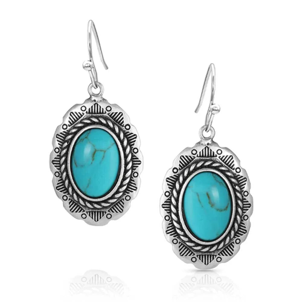 Montana Silversmiths Into the Blue Turquoise Earrings-ER5471