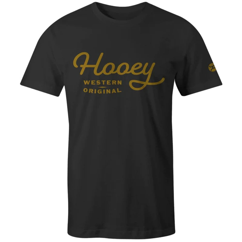 Hooey Men’s “OG” Black Short Sleeve T-Shirt HT1566BK