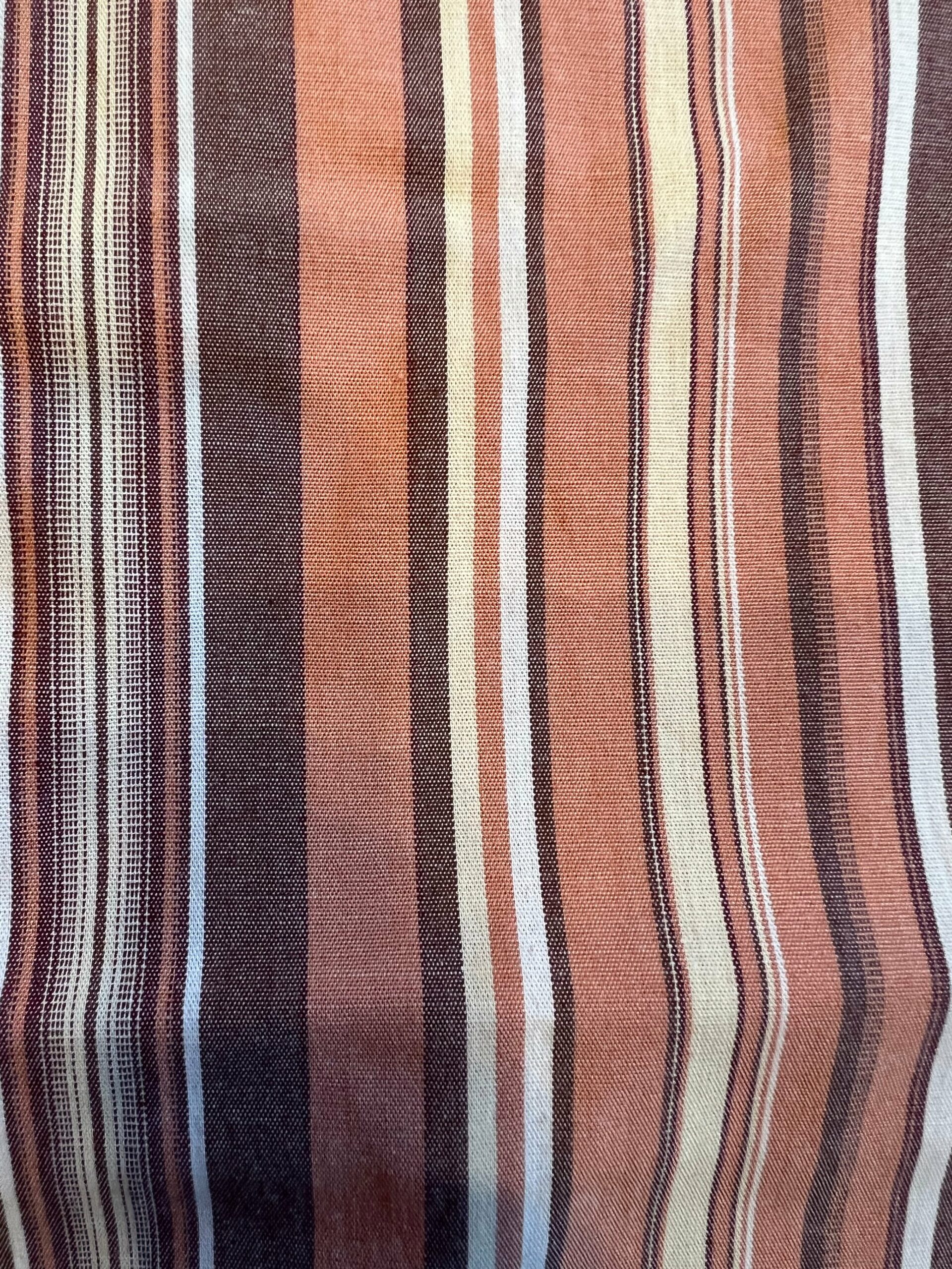 Wrangler Men’s George Strait Orange Pinstripe Shirt-112359952