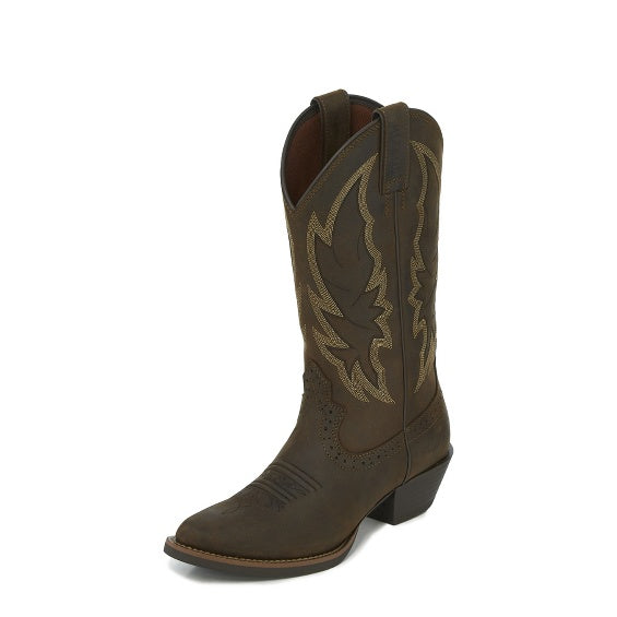 Justin Ladies Rosella Chocolate Boots L2720