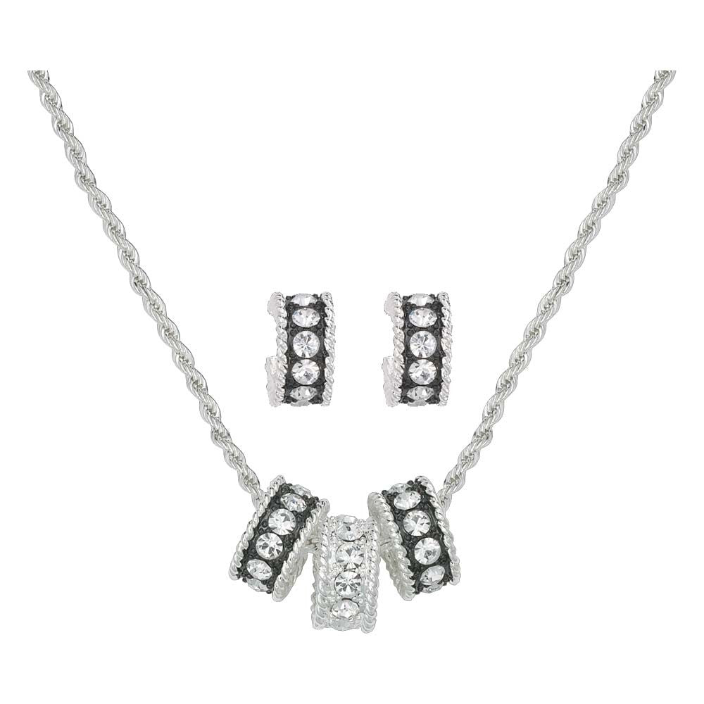 Montana Silversmiths Crystal Shine Jewelry Set JS1032