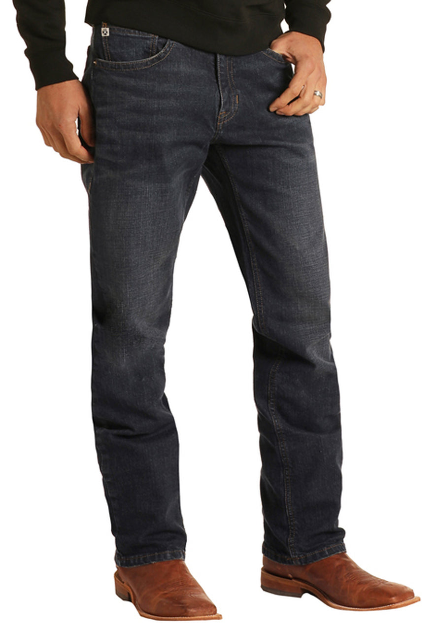 Men’s Hooey Relaxed Fit Stretch Stackable Bootcut Jeans #MTB1803