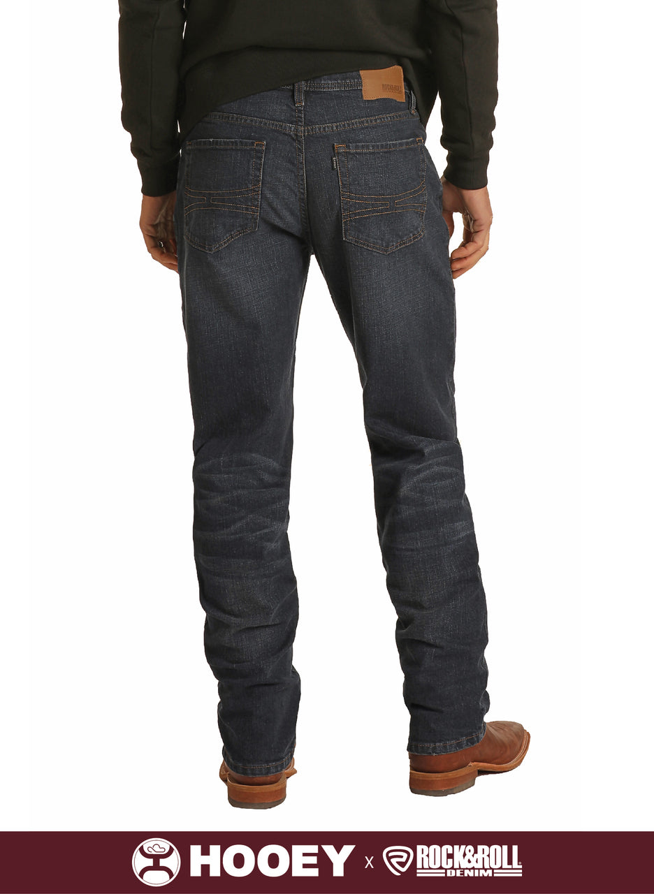 Men’s Hooey Relaxed Fit Stretch Stackable Bootcut Jeans #MTB1803