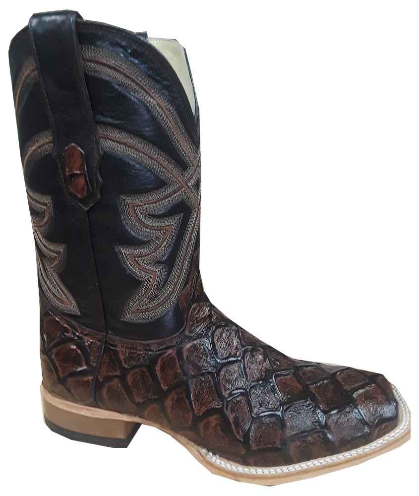 Cowtown Men’s Imitation Pescado (Fish Print) #Q158