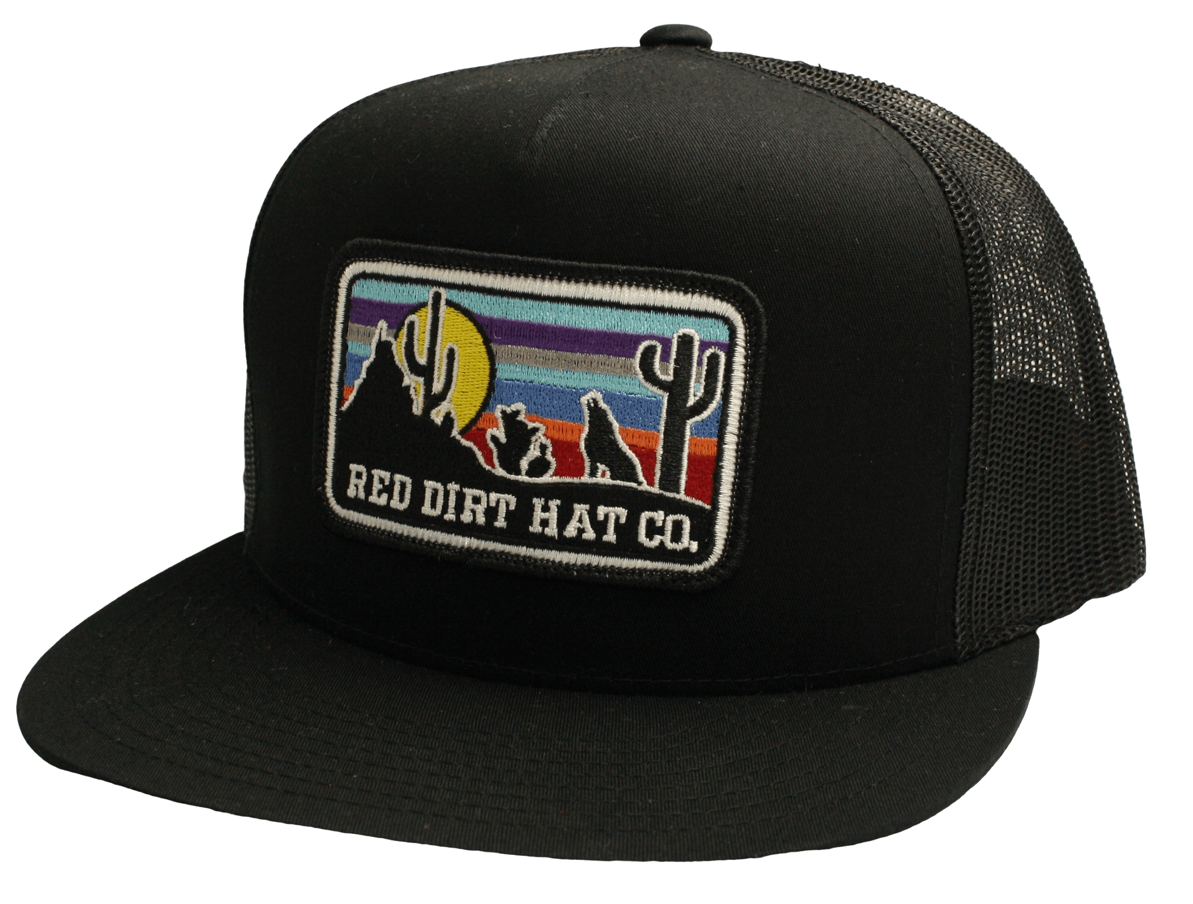 Red Dirt Hat Coyote Black/Black Ball Cap RDHC-135