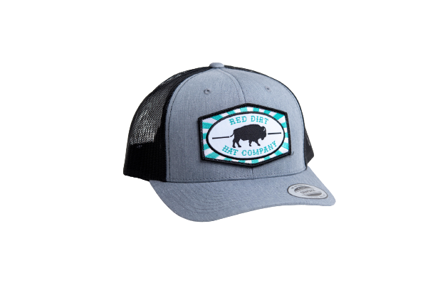 Red Dirt Turquoise Buffalo Patch Cap – RDHC28A