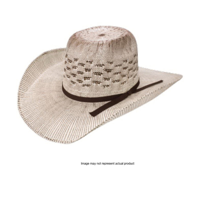 Resistol Mens’ Natural/ Black Everett Straw Cowboy Hat