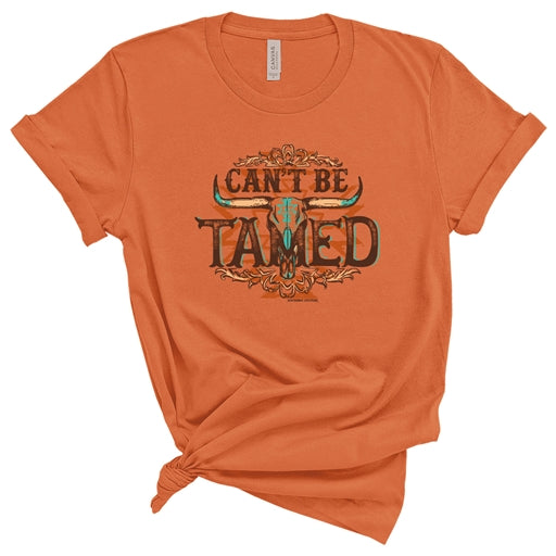 Southern Couture Can’t Be Tamed Short Sleeve – Burnt Orange – SC1348BO