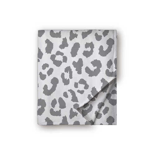 Southern Couture Tee Company Grey Leopard Print Blanket – SCB98