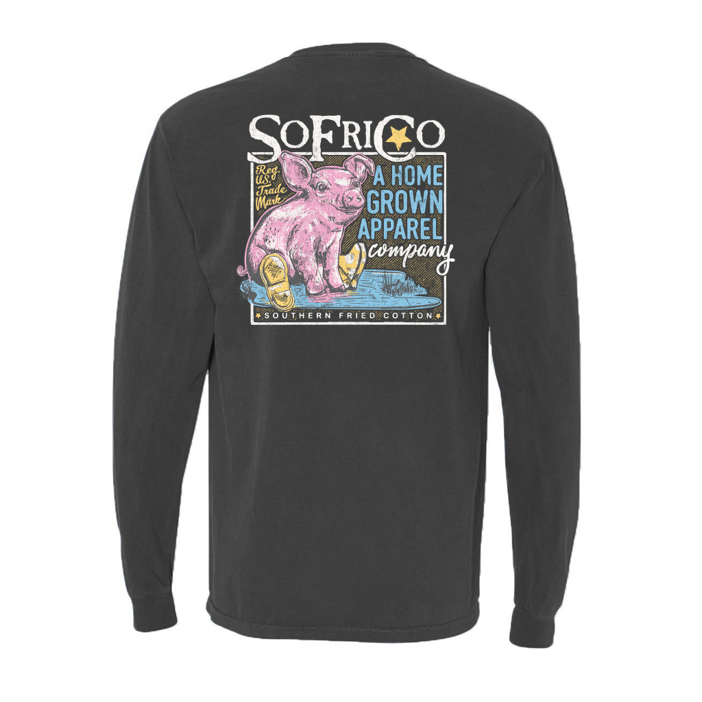 Southern Fried Cotton Dancin’ in the Rain – Long Sleeve SFM31436