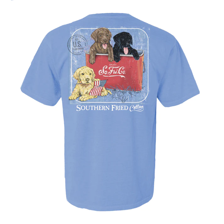 Southern Fried Cotton Fun Times – Washed Denim – SFM11991