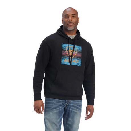 Ariat Men’s Black Serape Pullover Hoodie 10041711