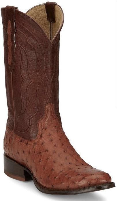 Men’s Tony Lama Brown Zony Ostrich Boot – DR5356