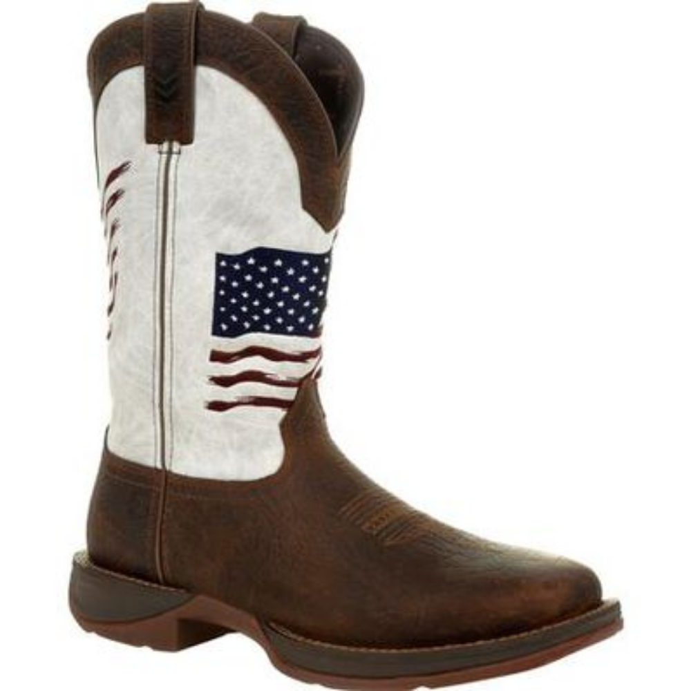 Durango Men’s Distressed Flag Embroidery Western Boots DDB0312