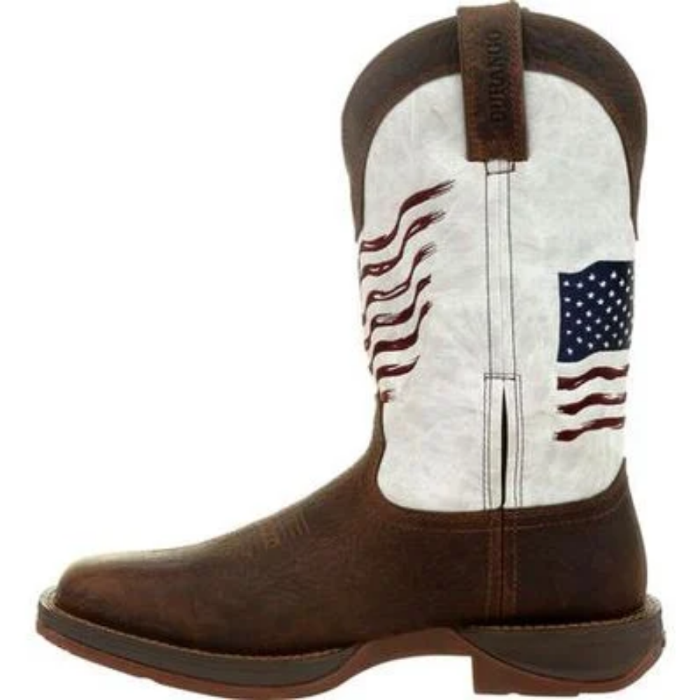 Durango Men’s Distressed Flag Embroidery Western Boots DDB0312