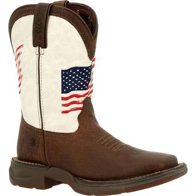 Durango Kids Distressed Flag Western Boots DBT0234C DBT0234Y