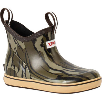 Xtratuf Kids Mossy Oak Bottonline Ankle Deck Boot-XKABMOB