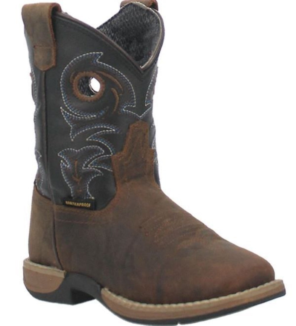 Dan Post Kids Tan and Black Storms Eye Boots DPC2969/DPC3969