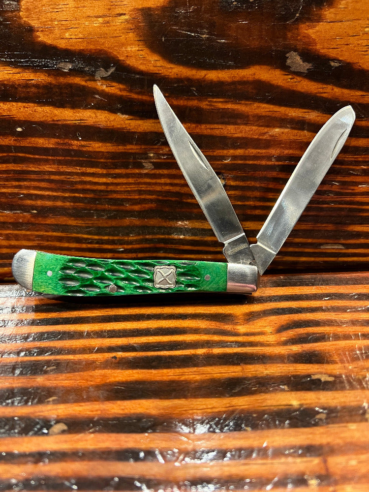 Twisted X Green Bone Trapper Knife XK1004