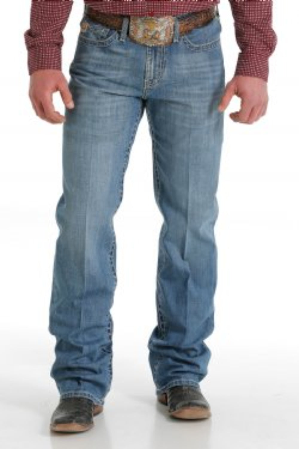 Cinch Men’s Relaxed Fit Grant Medium Stonewash Jeans MB56137001