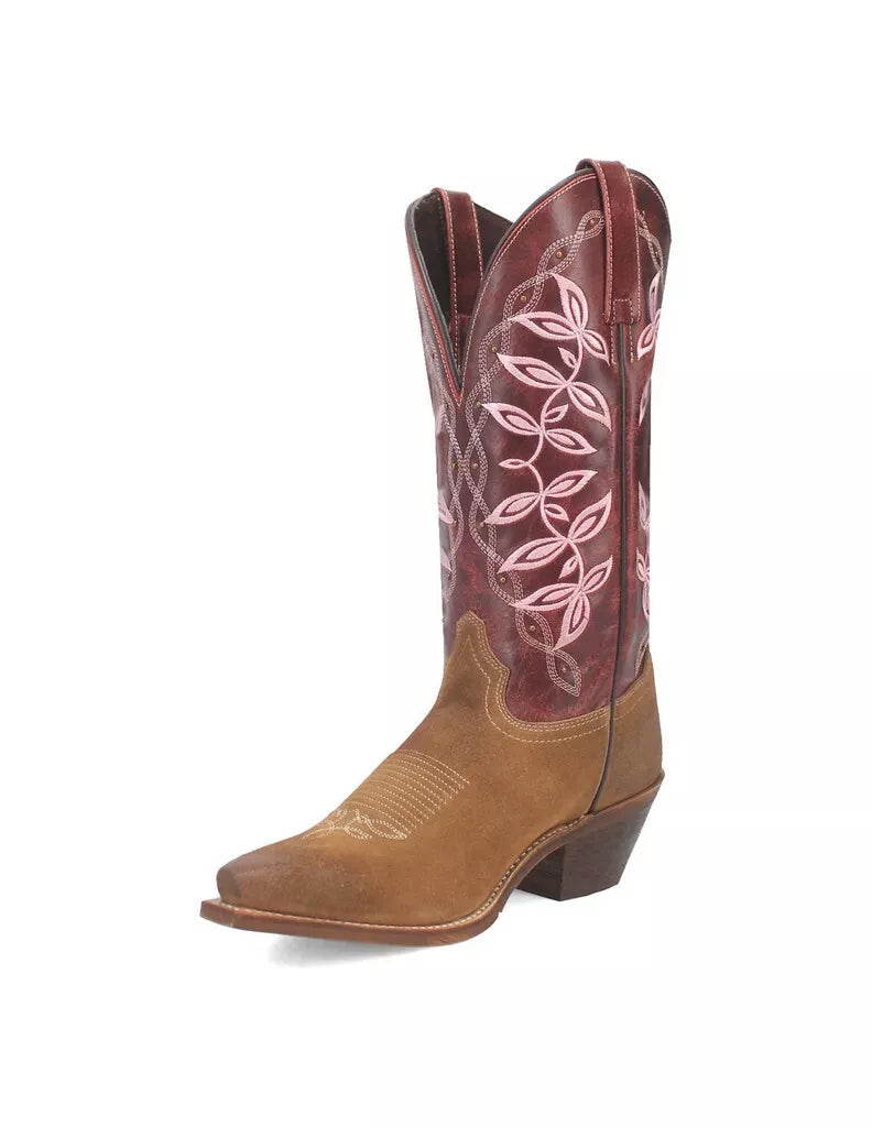 Laredo Western Boots Women’s Kama Leather Snip Toe Honey – 20005