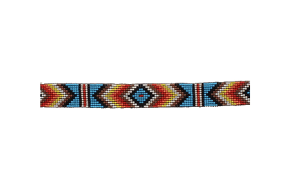 Twister Beaded Aztec Hatband 0273497