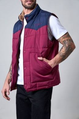 Men’s Kimes Ranch Muir Trail Vest – Burgundy